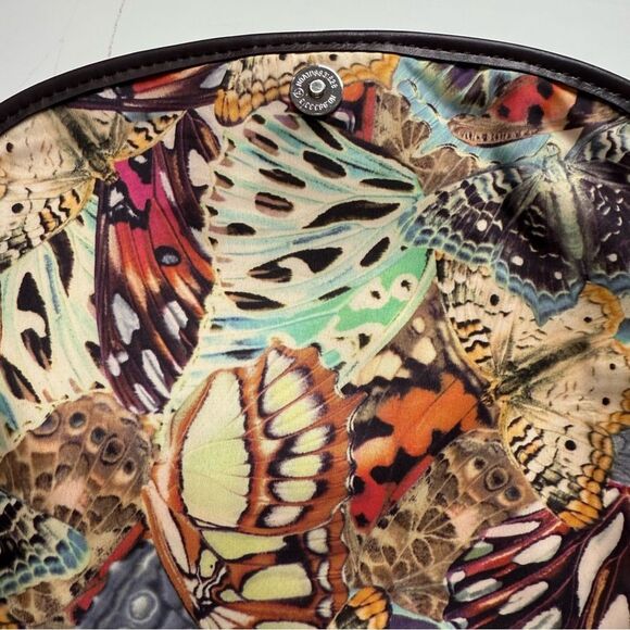 Nine West In The Loop Shoulder Crossbody Bag Dark Burgandy Butterfly New NWT - Picture 3 of 15